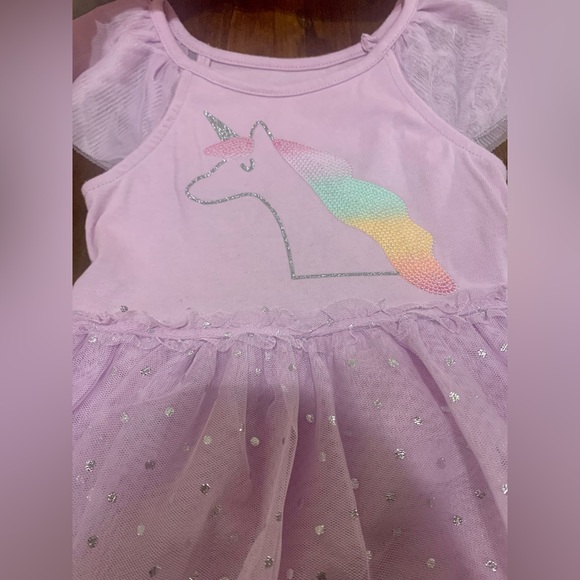 🦄Cat & Jack -Toddler Unicorn Dress Sz 4T - Picture 3 of 6